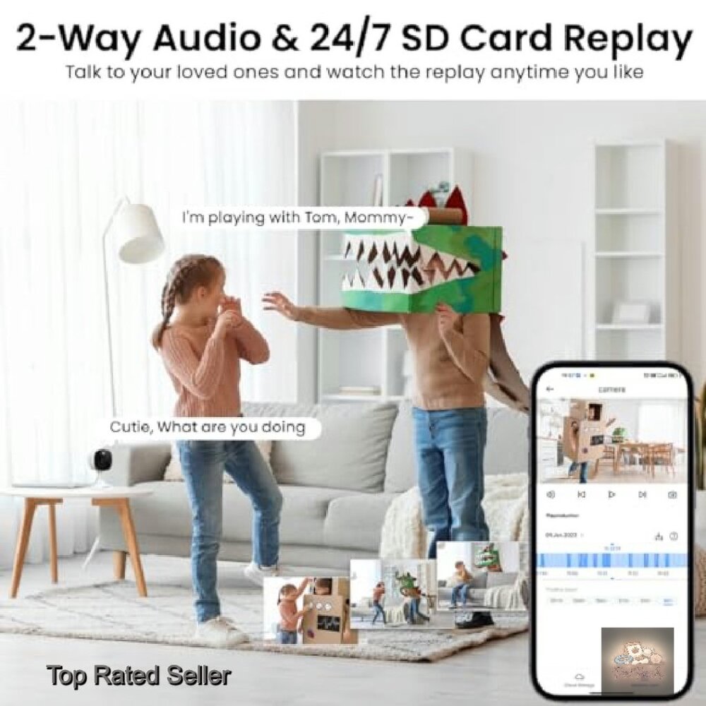 2k Security Camera System Color Night Vision Moti… - image 5